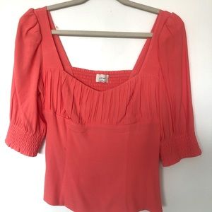 WILFRED pink top via ARITZIA